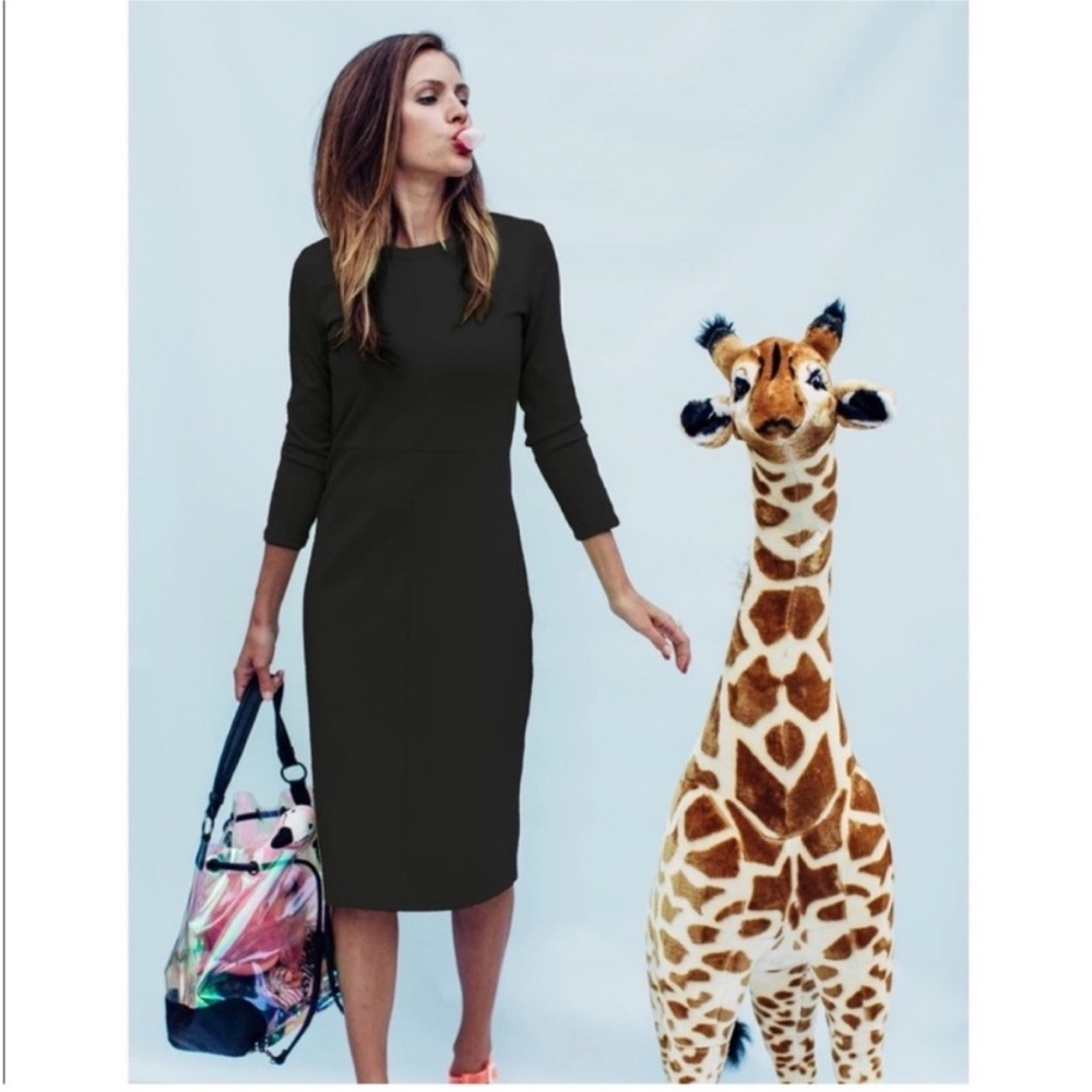 Chic Black Midi Dress